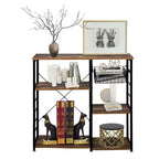 Karl Home 5-Layer Industrial Iron Kitchen Shelf Storage With Drain Basket Hook