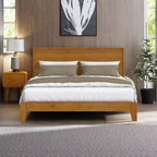 Galano Queen Payne Luxe Bed with Headboard  Gray