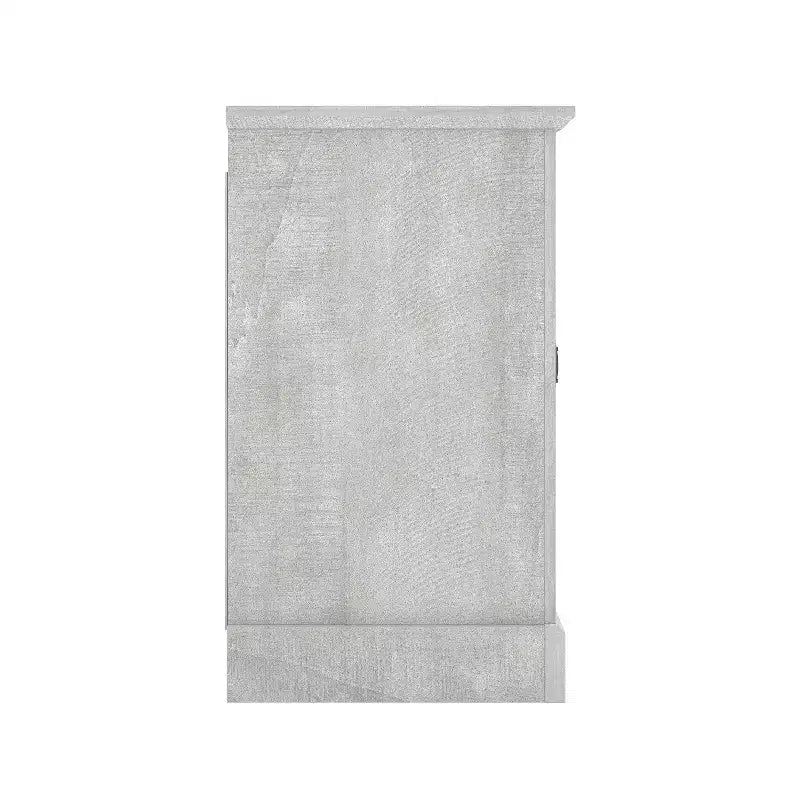Meuble TV large 4 portes – Chêne gris poussiéreux