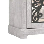 Meuble TV large 4 portes – Chêne gris poussiéreux