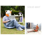 Fauteuil de sol réglable, Chaise de jeu rembourrée pliable 6 positions, Support dorsal rembourré, Canapé paresseux pour la lecture, la méditation, les jeux