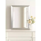 Miroir mural de salle de bain rectangulaire