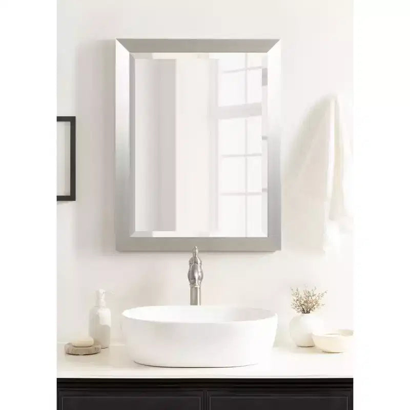 Miroir mural de salle de bain rectangulaire
