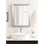 Miroir mural de salle de bain rectangulaire