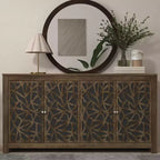 Galano Culbreath 4 Door Sideboard - Knotty Oak
