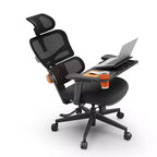 Newtral Ergonomic Desk Chair with Fully Adaptive Lumbar Support - 3D Flip-up Armrest - NT001+LAPD-BLACK