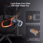 Chaise de bureau ergonomique avec support lombaire entièrement adaptatif - Accoudoirs 3D relevables