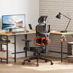 Chaise de bureau ergonomique avec support lombaire entièrement adaptatif - Accoudoirs 3D relevables