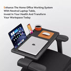 Chaise de bureau ergonomique avec support lombaire entièrement adaptatif - Accoudoirs 3D relevables
