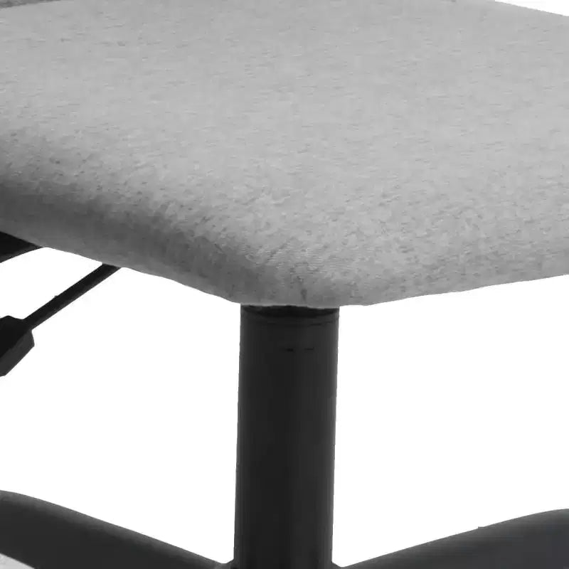 Chaise de bureau Tissu gris clair, Métal, Contreplaqué