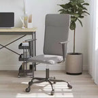 Chaise de bureau Tissu gris clair, Métal, Contreplaqué