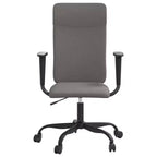 Chaise de bureau Tissu gris clair, Métal, Contreplaqué