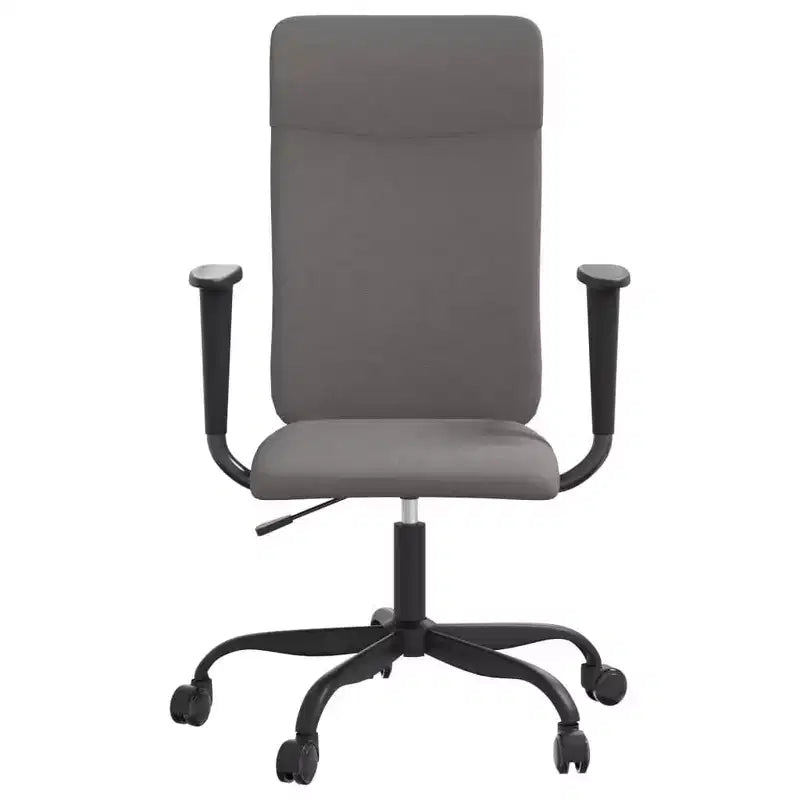 Chaise de bureau Tissu gris clair, Métal, Contreplaqué
