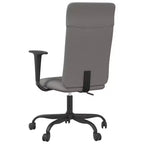 Chaise de bureau Tissu gris clair, Métal, Contreplaqué
