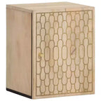 vidaXL Bathroom Wall Cabinet Bleach Natural