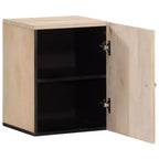 Armoire murale de salle de bain en bois flotté naturel