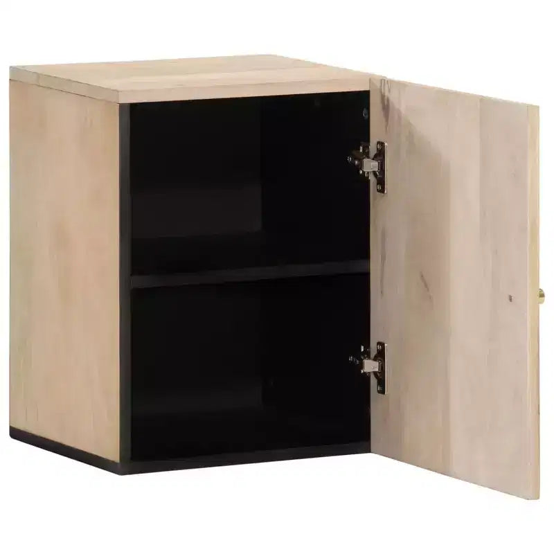 Armoire murale de salle de bain en bois flotté naturel