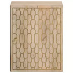 Armoire murale de salle de bain en bois flotté naturel