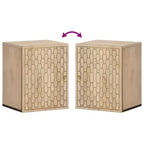 Armoire murale de salle de bain en bois flotté naturel