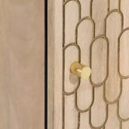 Armoire murale de salle de bain en bois flotté naturel
