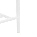 Étagère à chaussures en treillis métallique à 3 niveaux - Blanche