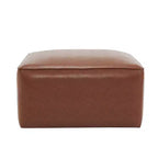 Pouffe polyvalent moderne en similicuir d'intérieur