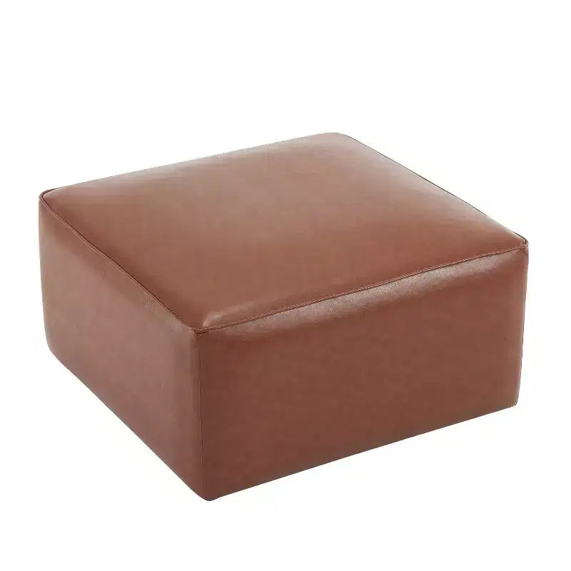 Pouffe polyvalent moderne en similicuir d'intérieur