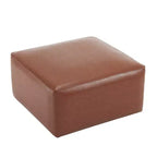 Pouffe polyvalent moderne en similicuir d'intérieur
