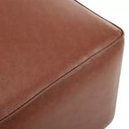 Pouffe polyvalent moderne en similicuir d'intérieur