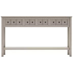 Console d'entrée rustique avec tiroirs et étagère inférieure
