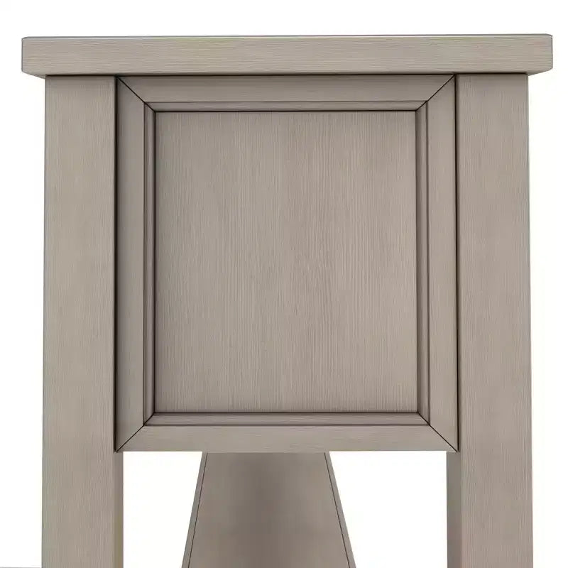 Console d'entrée rustique avec tiroirs et étagère inférieure