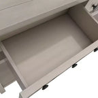 Console d'entrée rustique avec tiroirs et étagère inférieure