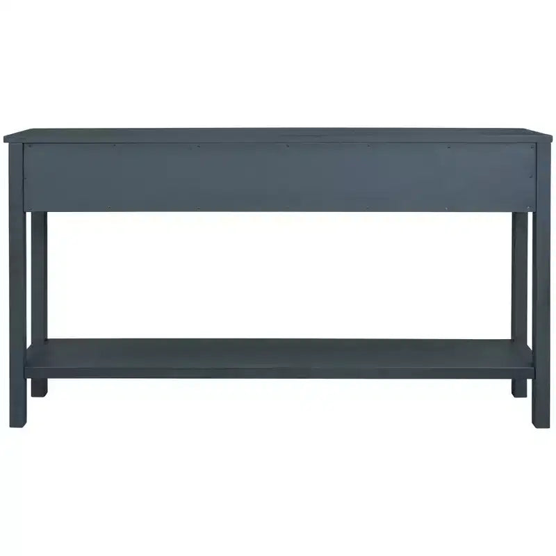 Console d'entrée rustique avec tiroirs et étagère inférieure