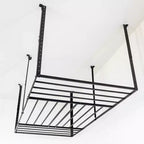 Rangement suspendu pour garage 4 pi x 8 pi avec crochets | Supporte 317,5 kg