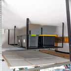 Rangement suspendu pour garage 4 pi x 8 pi avec crochets | Supporte 317,5 kg